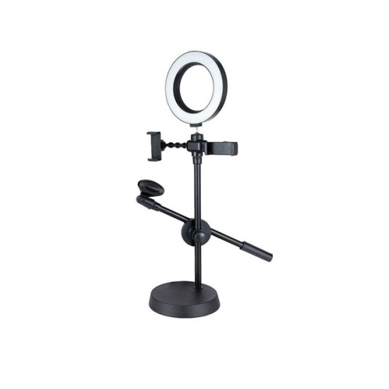 RING LIGHT COM SUPORTE PARA TELEFONE ZM-34C 10.0"